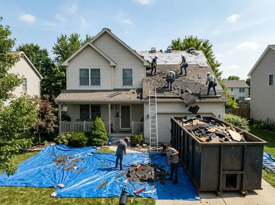 roof-replacement-debris-remova-004 — frequently asked questions, Cheapest Dumpster Rentals in West Burlington, IA